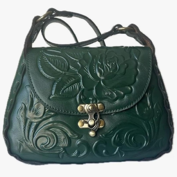 Patricia Nash Micaela Baguette Soft Green Shoulder Bag - Picture 7 of 8